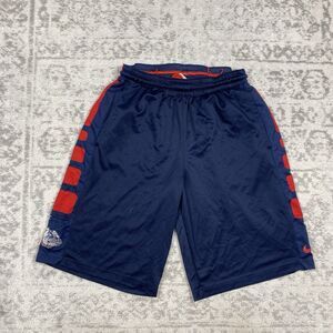 Nike Dri- Fit Elite Mens Athletic Shorts Blue Red Drawstring Bulldog Size Medium